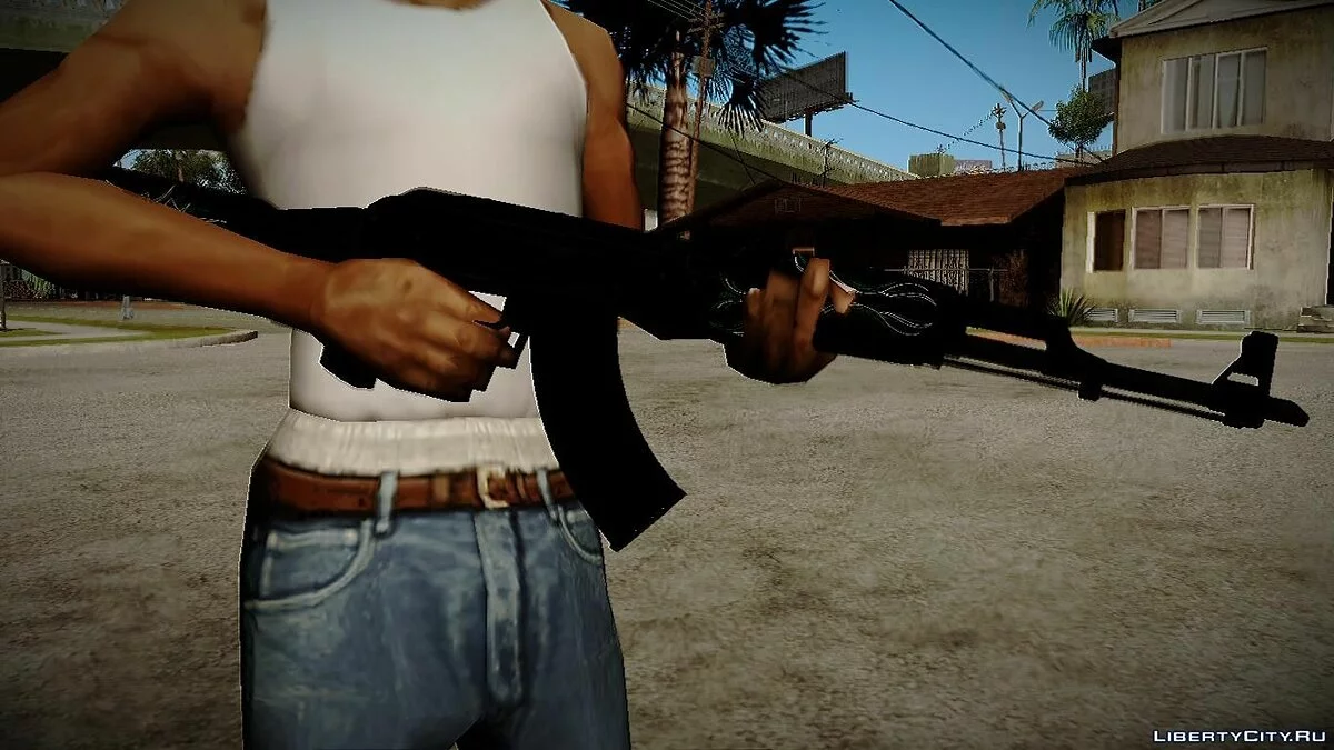 AK-47 Smaragd-Wirbel / GTA San Andreas