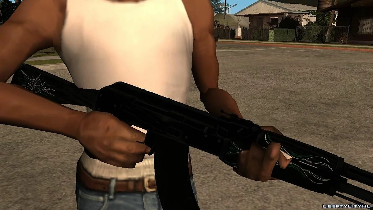 AK-47 Smaragd-Wirbel / GTA San Andreas