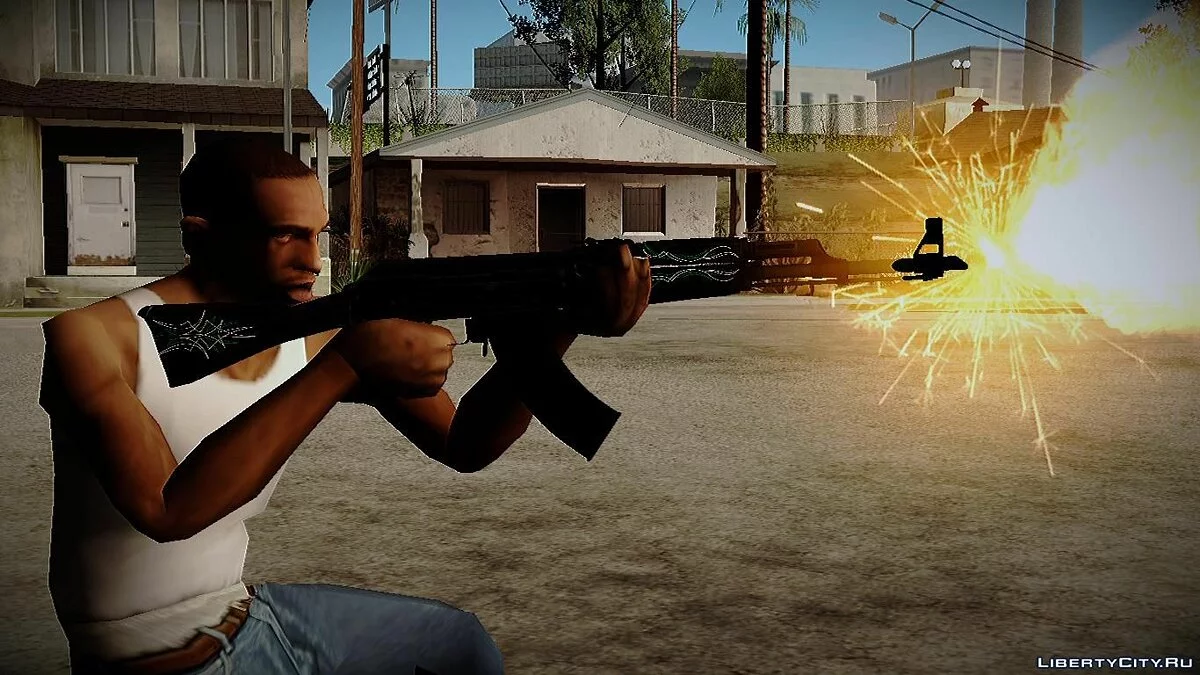 AK-47 Smaragd-Wirbel / GTA San Andreas