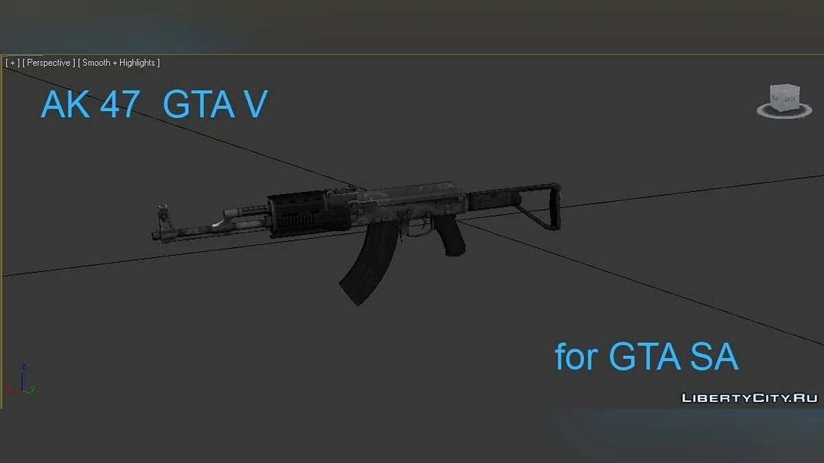 AK 47 from GTA V for GTA SA / GTA San Andreas