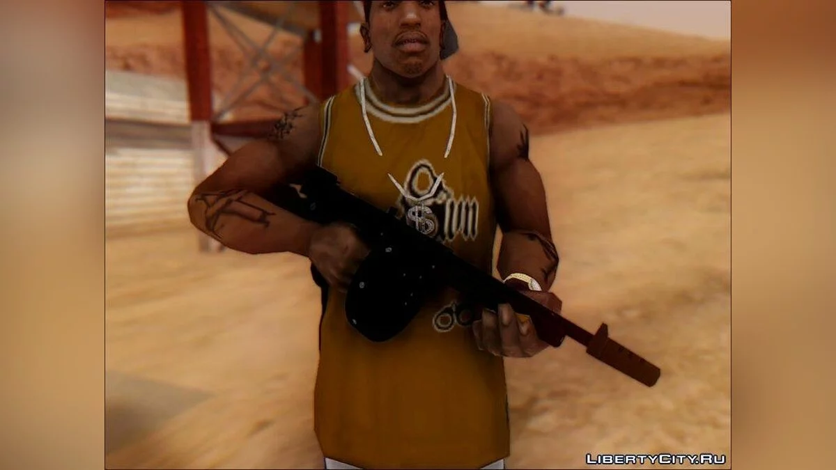 GTA V Gusenberg Sweeper / جي تي إيه سان أندرياس