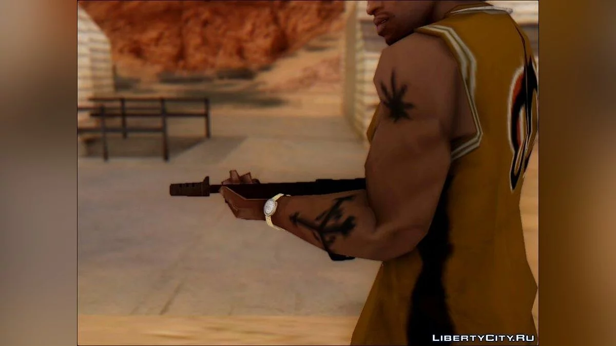 GTA V Gusenberg Sweeper / جي تي إيه سان أندرياس