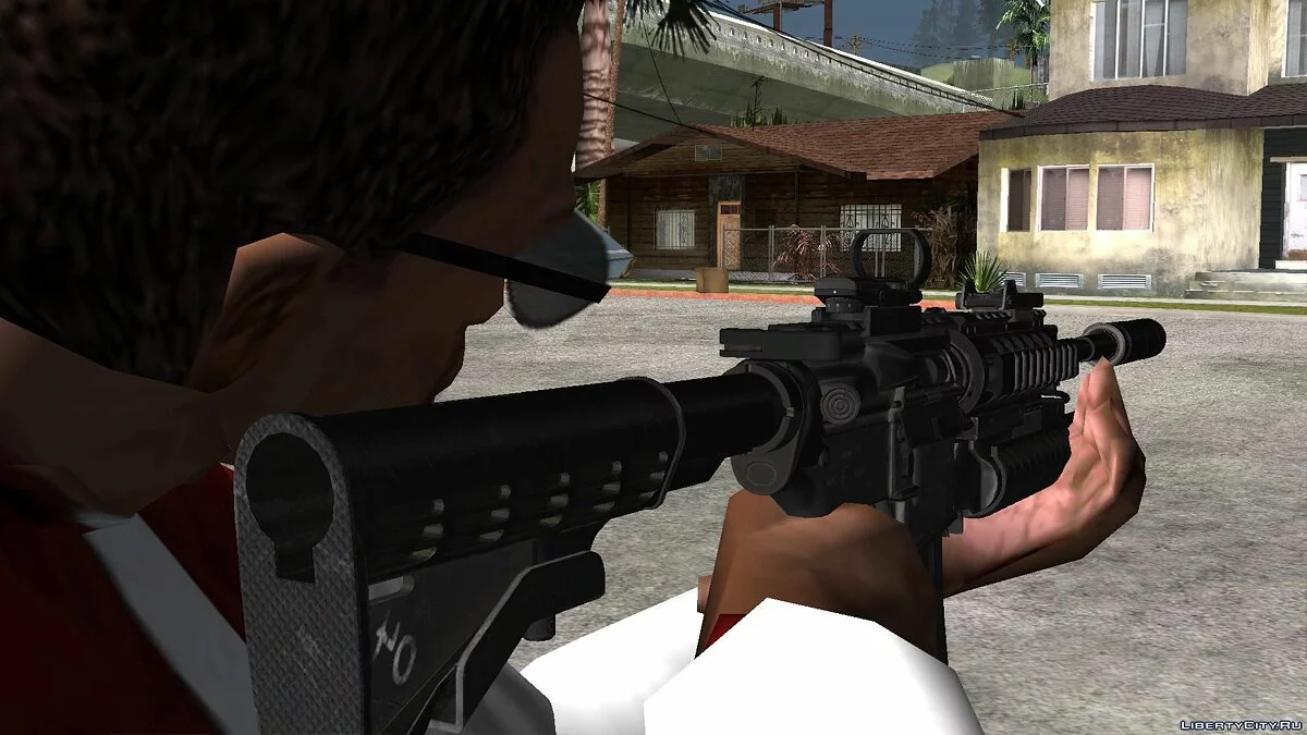 M4A1 SOPMOD From Call of Duty Modern Warfare Remastered / GTA San Andreas