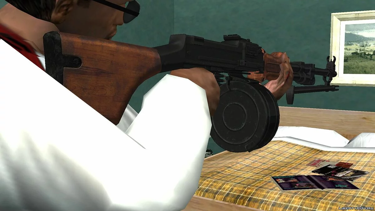 RPD From Call of Duty Modern Warfare Remastered / GTA San Andreas