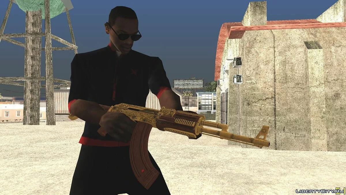 GTA V Assault Rifle (Camuflaje de lujo) / GTA San Andreas