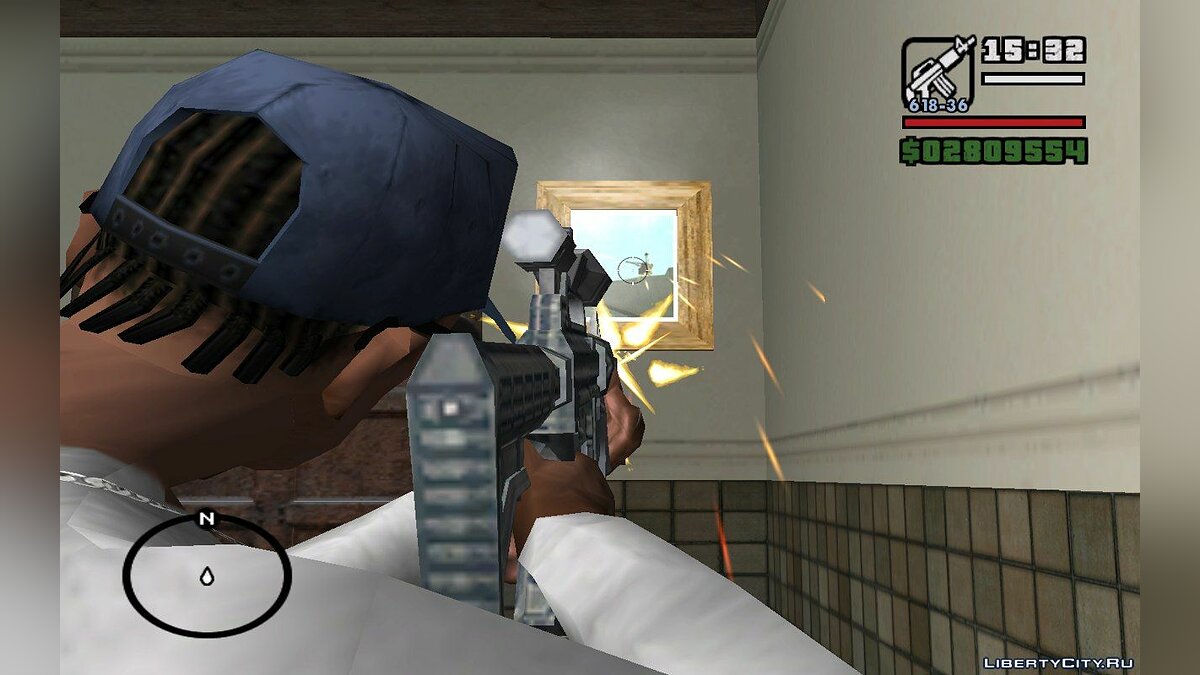 Download Tactical M4 Saints Row 2 For GTA San Andreas