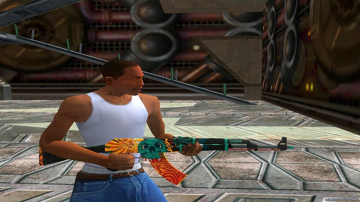 AK-47 Dragon's flame / GTA San Andreas