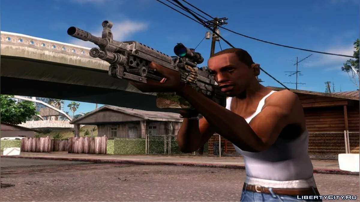 Senapan Mesin Ringan M249 / GTA San Andreas