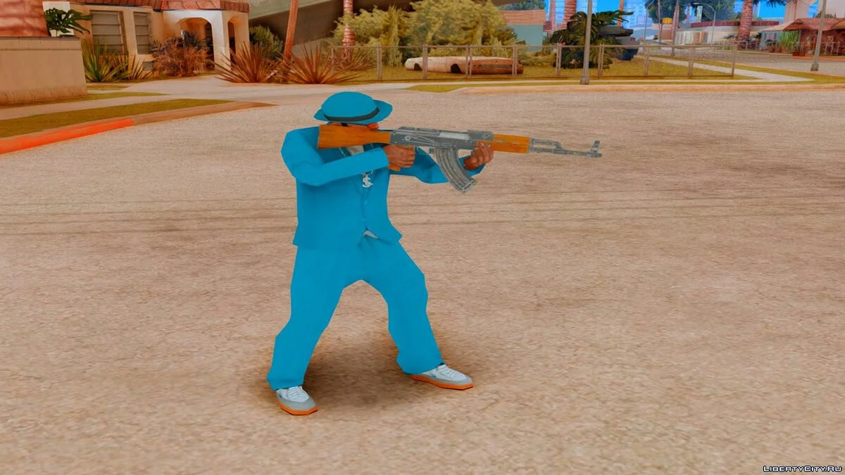 AK-47 из Uncharted 4 / GTA San Andreas