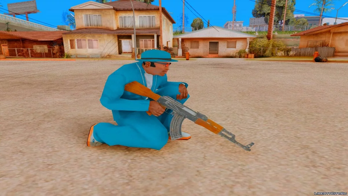 AK-47 из Uncharted 4 / GTA San Andreas