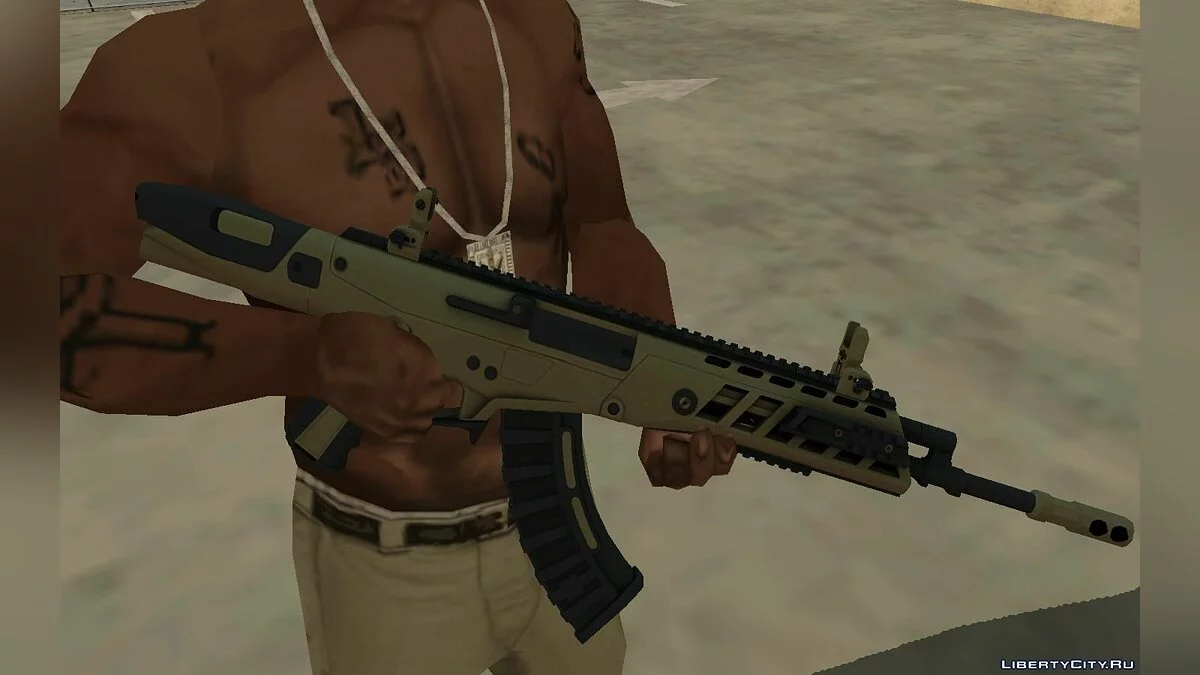 AK-Alpha من Warface / جي تي إيه سان أندرياس