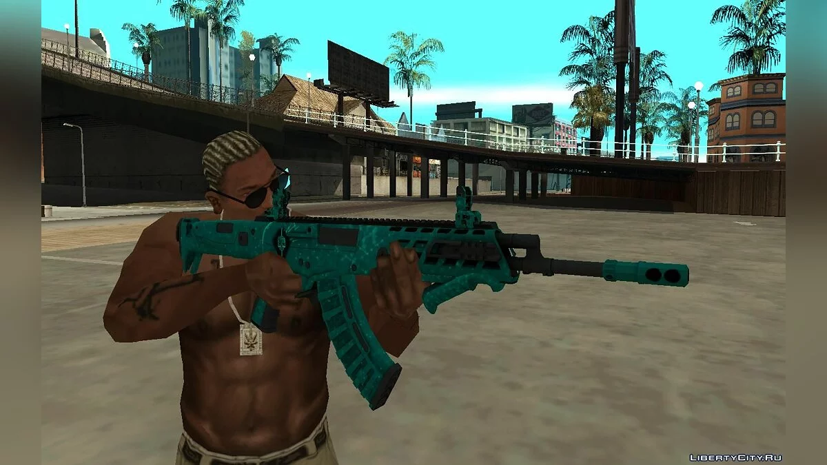 AK-Alpha من Warface / جي تي إيه سان أندرياس
