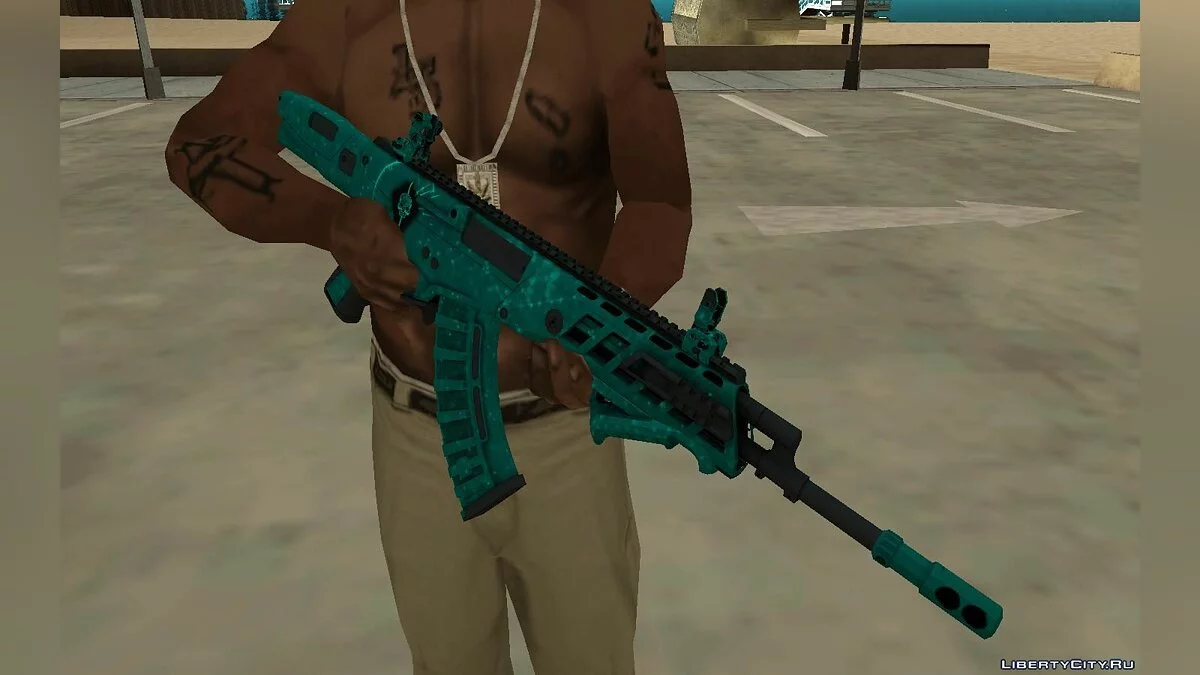 AK-Alpha з Warface / GTA San Andreas