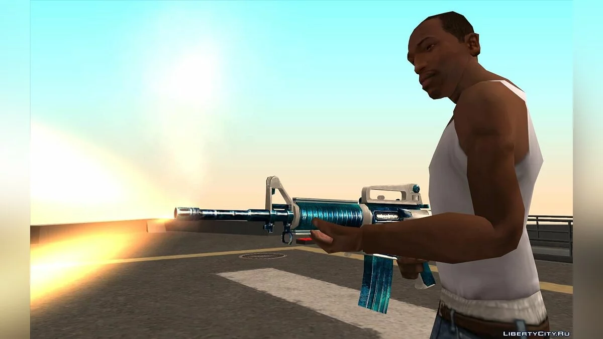M4A1 Guerrero de Invierno / GTA San Andreas