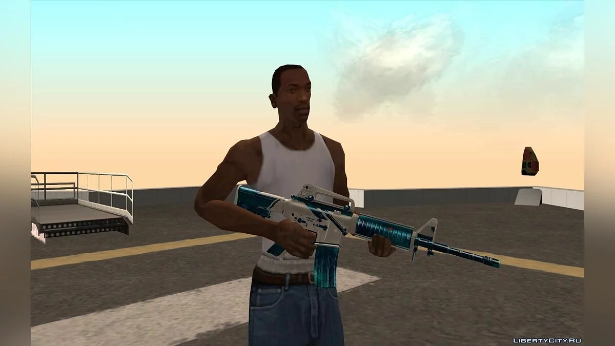 M4A1 Guerrero de Invierno / GTA San Andreas