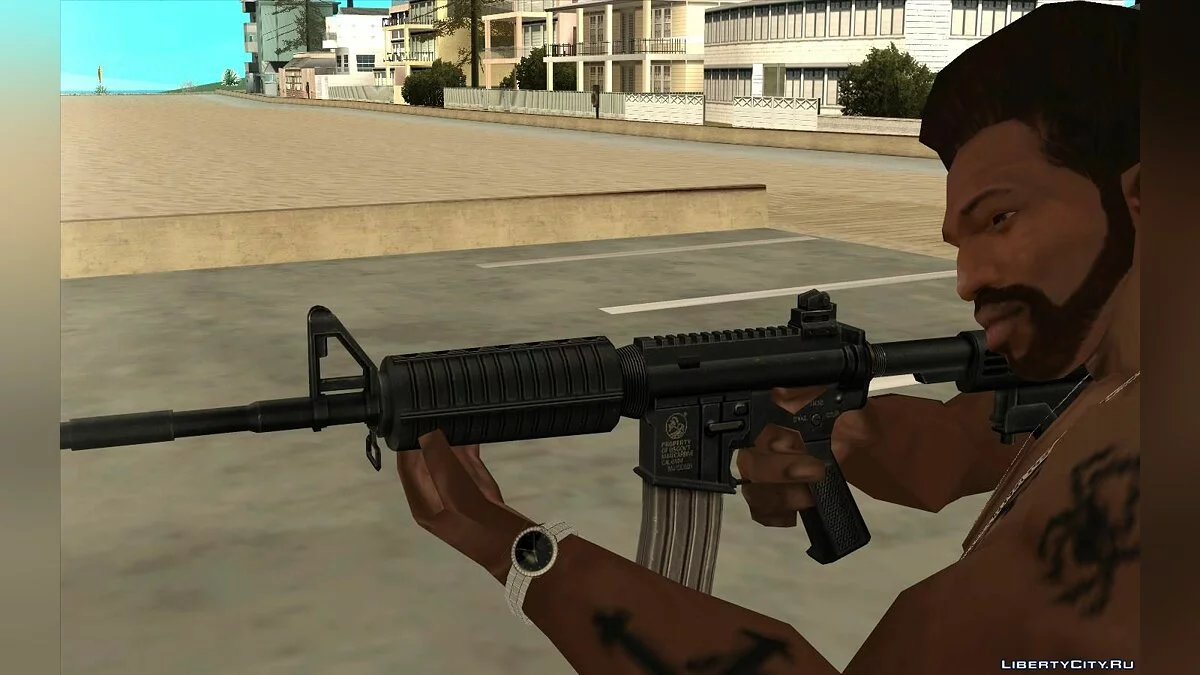 GTA IV M4A1 HQ Skin / GTA San Andreas