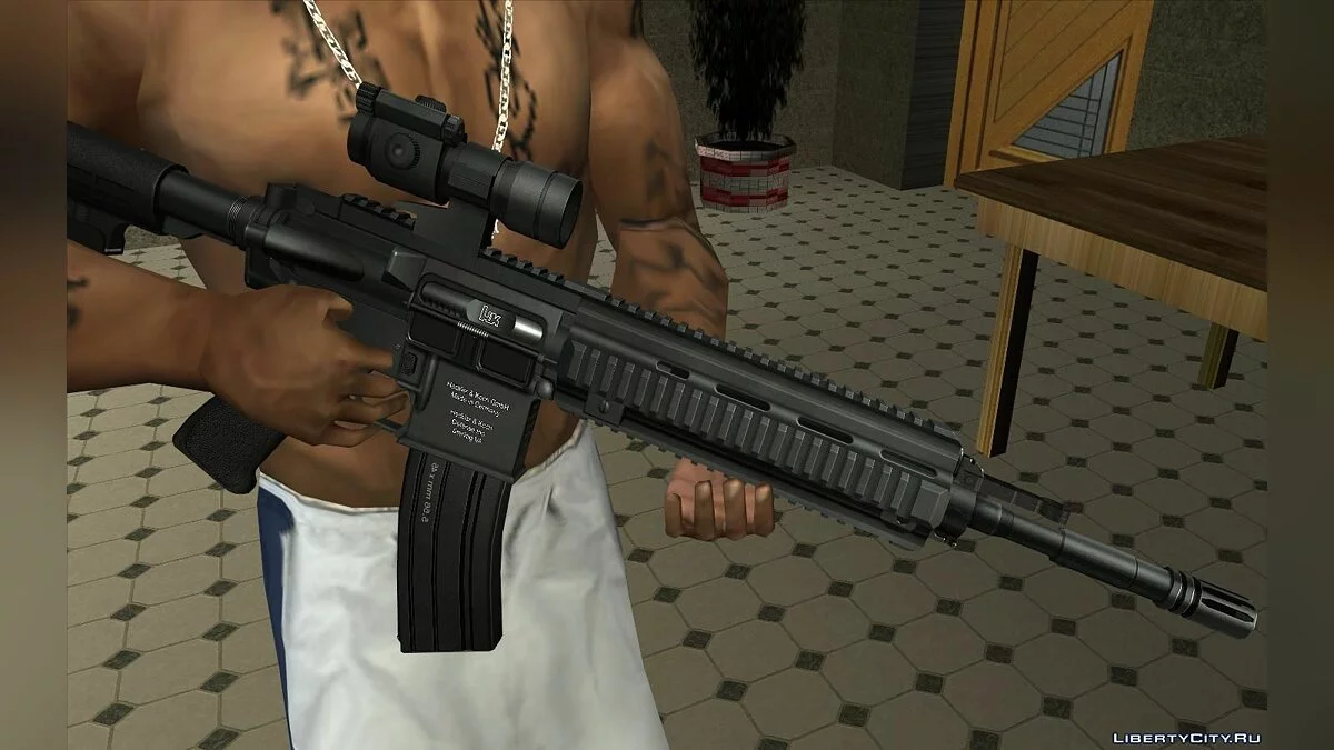 HK-416 with Aimpoint / GTA San Andreas