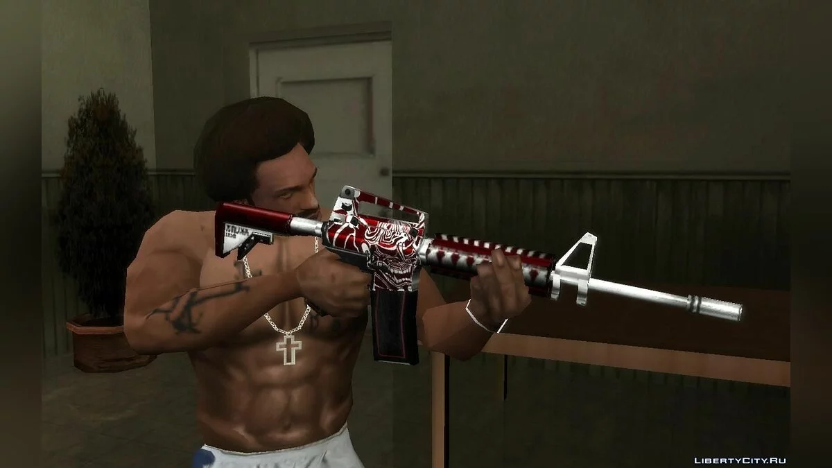 Akuma M4A1 dari game SFPH Playpark / GTA San Andreas