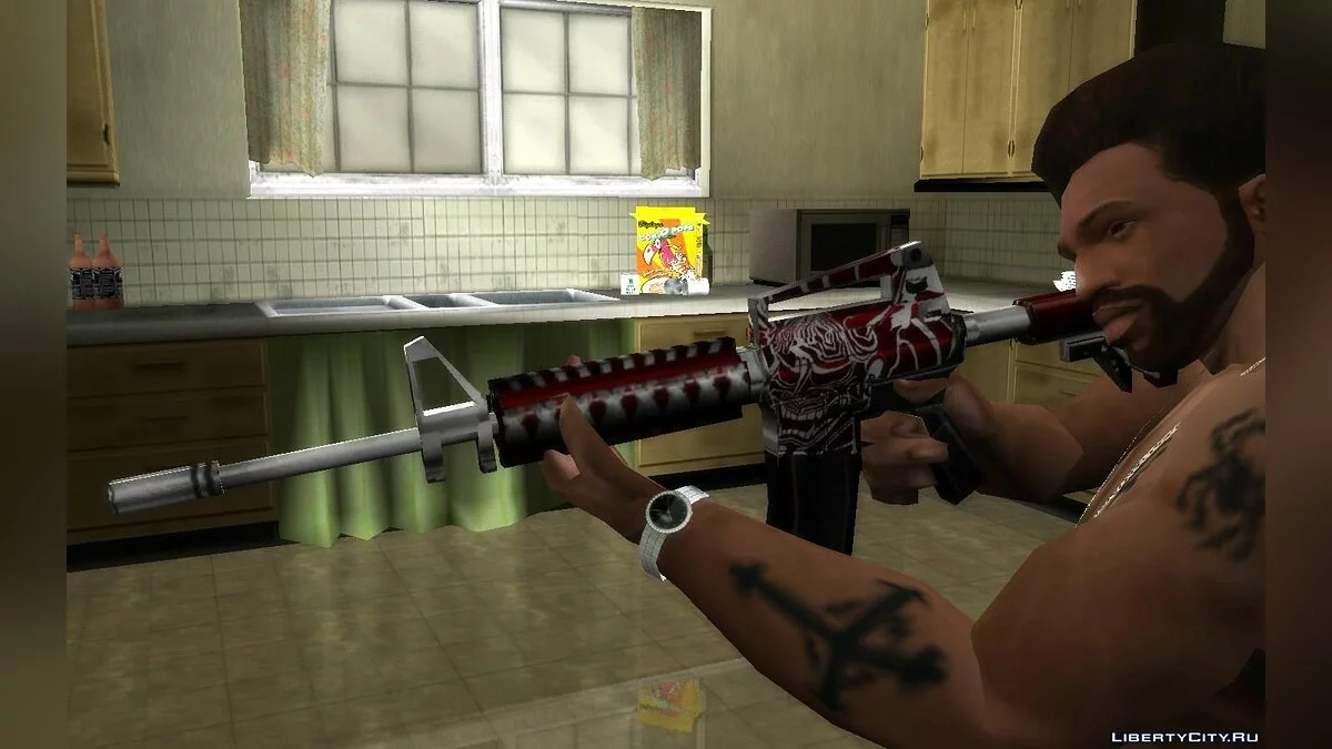 Akuma M4A1 dari game SFPH Playpark / GTA San Andreas