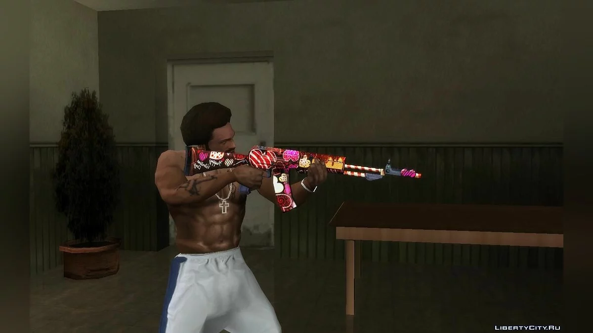 Chocolate AN94 del juego SFPH Playpark / GTA San Andreas