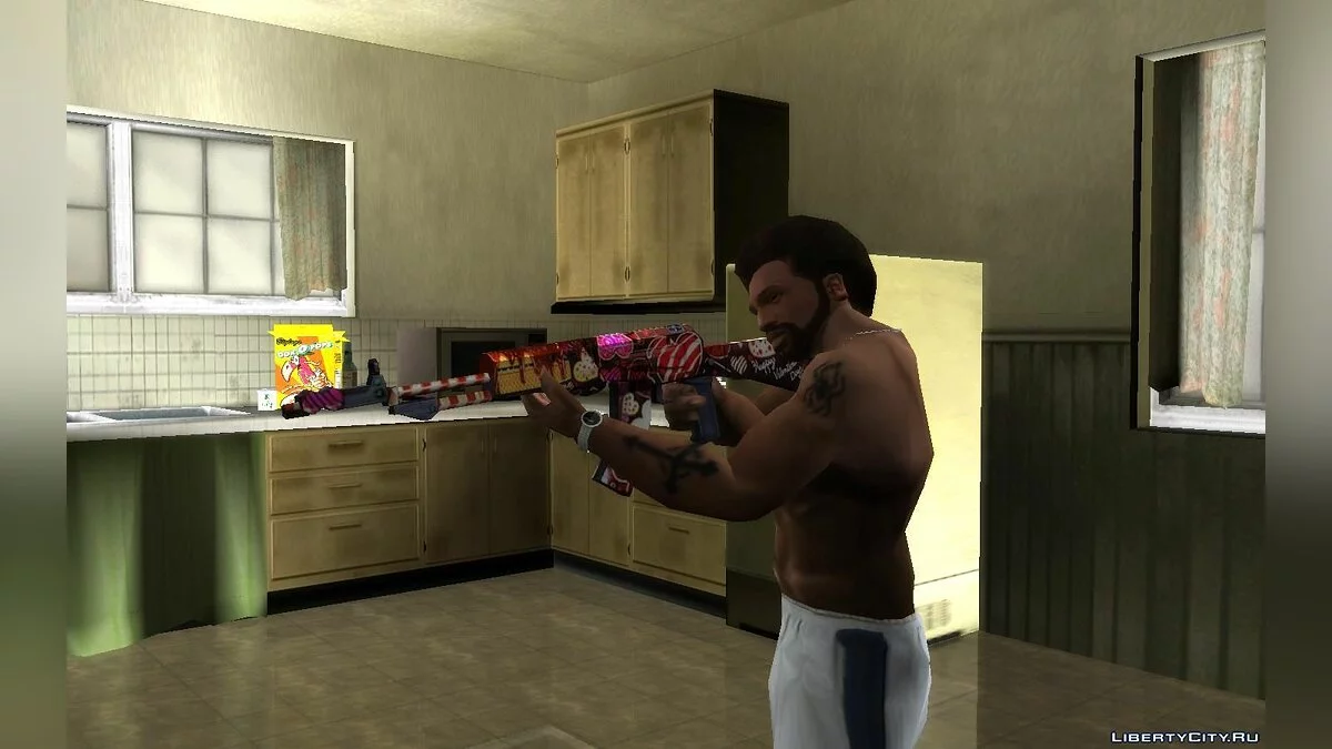 Chocolate AN94 del juego SFPH Playpark / GTA San Andreas