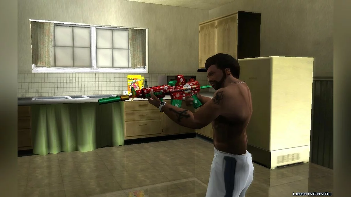 Christmas K2 del juego SFPH Playpark / GTA San Andreas