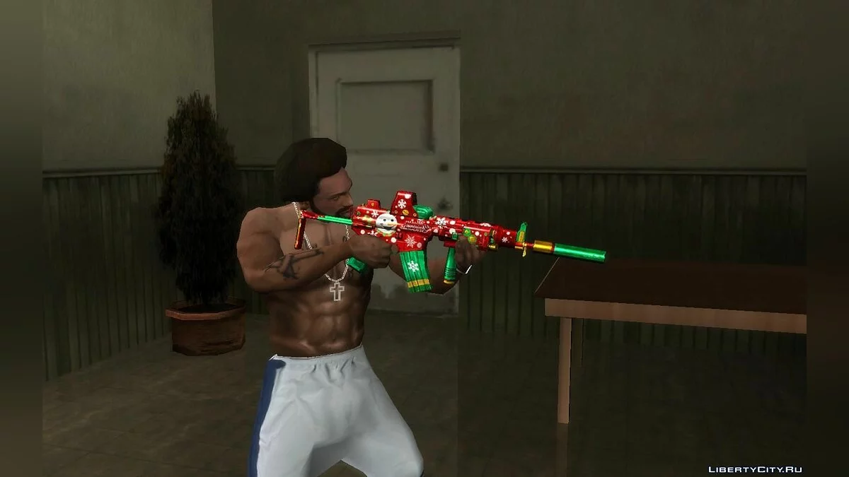 Christmas K2 del juego SFPH Playpark / GTA San Andreas