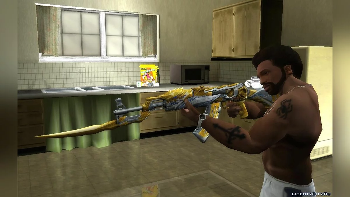 CrossFire's AK-47 Knife Iron Beast / GTA San Andreas