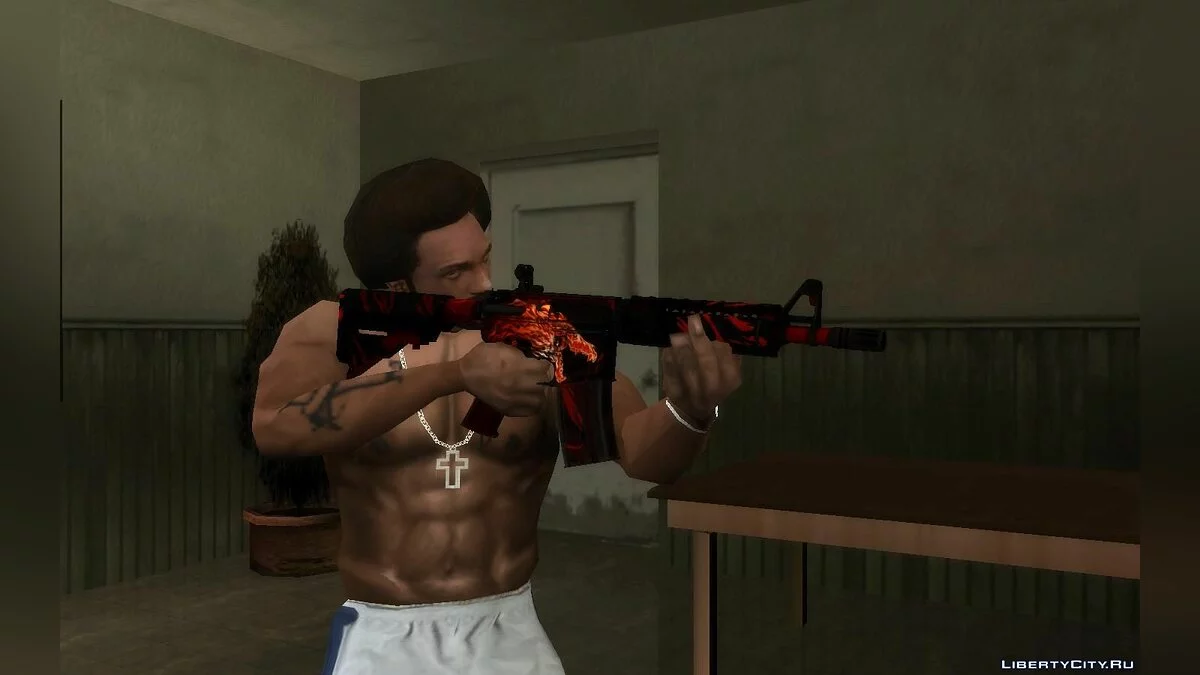 M4A4 Howl from CSGO / GTA San Andreas