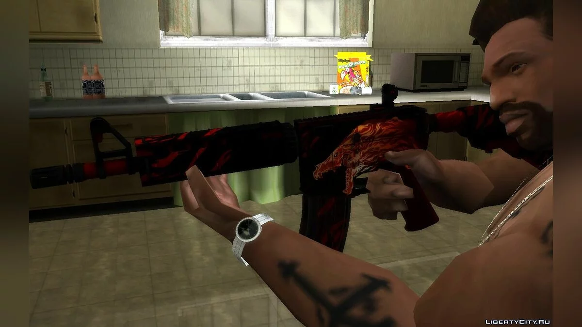 M4A4 Howl from CSGO / GTA San Andreas