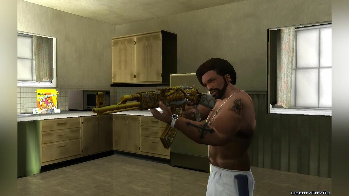 AK47 Naga Emas / GTA San Andreas