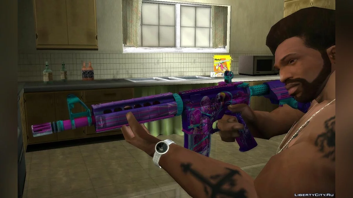 M4A4 Neon Rider II / GTA San Andreas