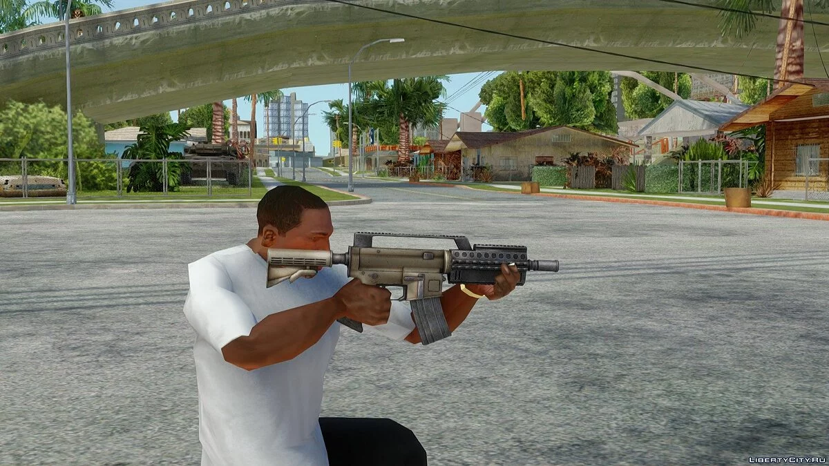 Автомат Assault Rifle з Batman Arkham Knight / GTA San Andreas