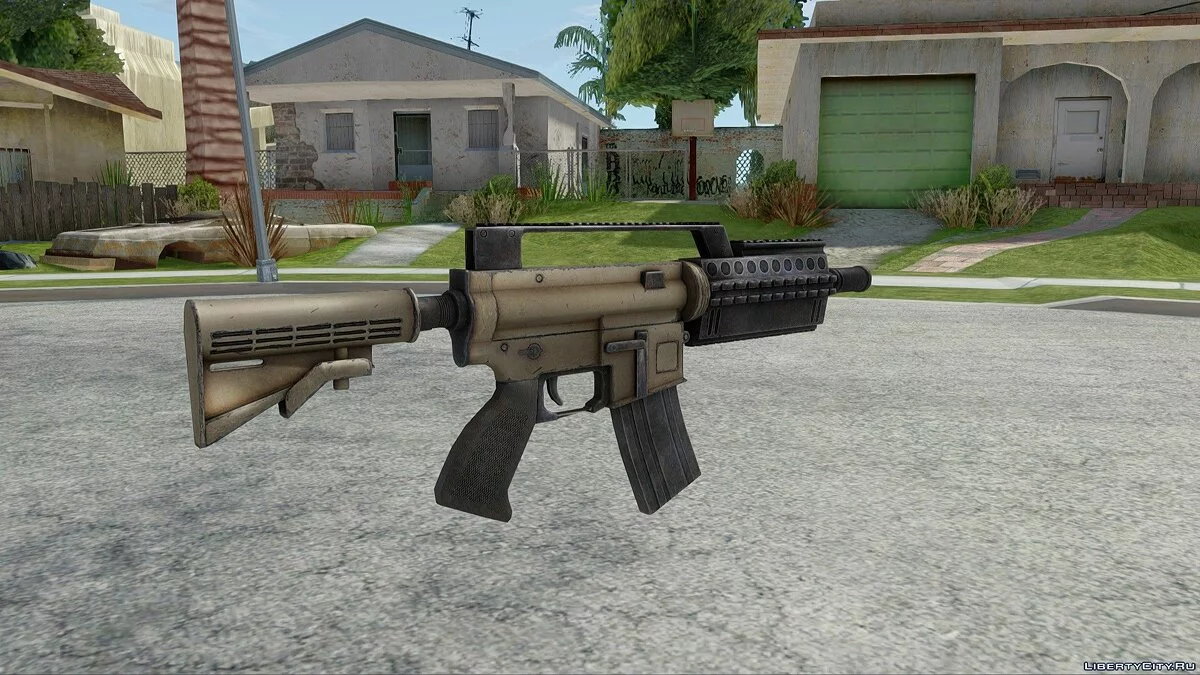 Автомат Assault Rifle з Batman Arkham Knight / GTA San Andreas