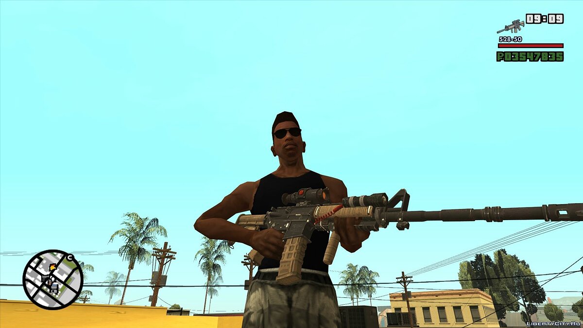 Download AR 55 from Saints Row The Third Remastered for GTA San