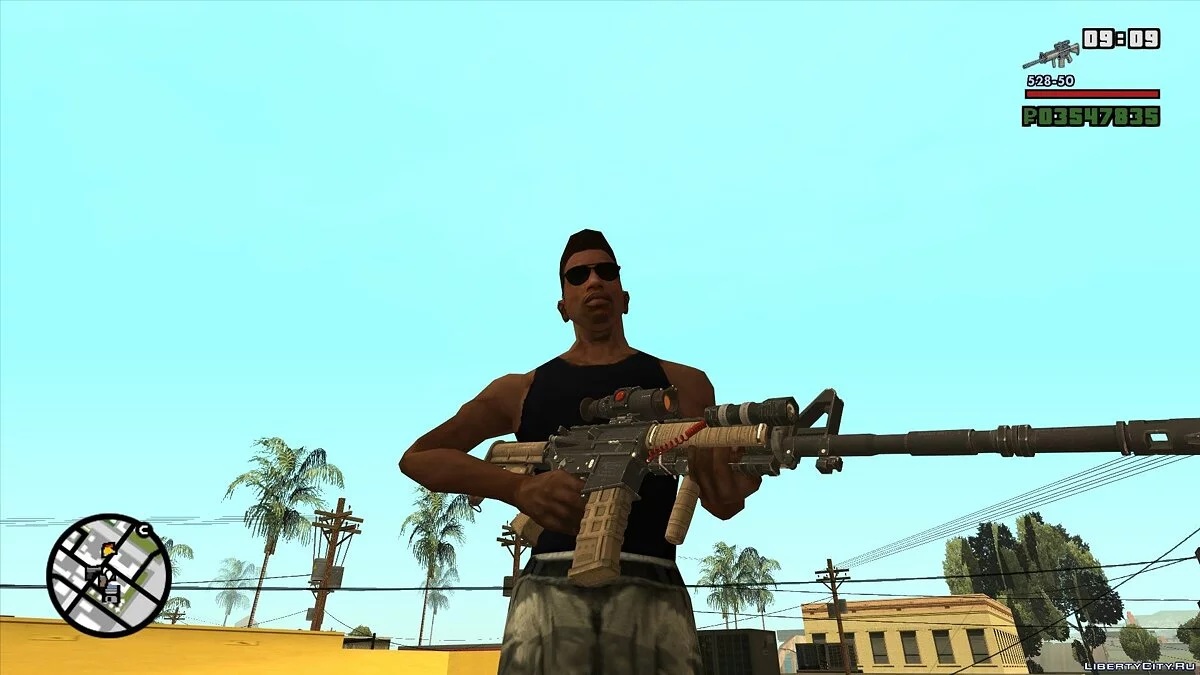 AR-55 from Saints Row The Third Remastered / GTA San Andreas