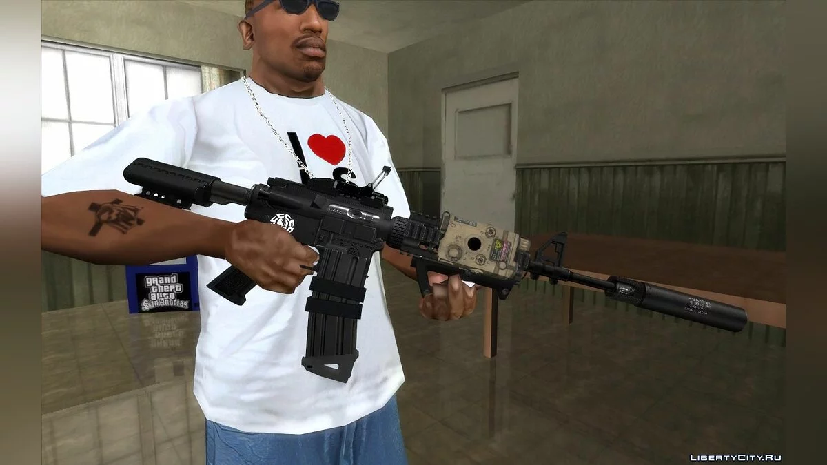 Carabina M4A1 Equipada / GTA San Andreas