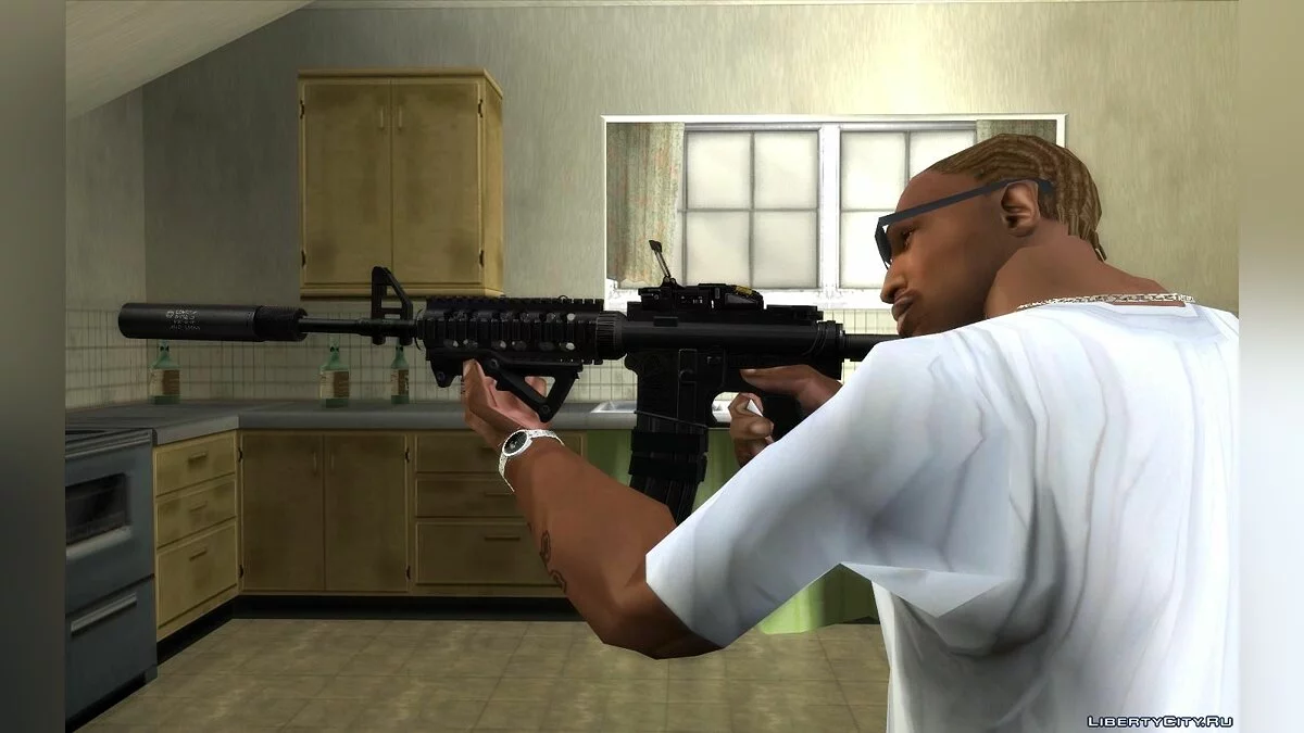 Carabina M4A1 Equipada / GTA San Andreas
