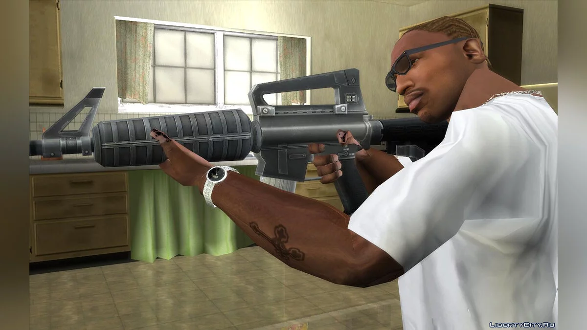 Штурмова гвинтівка з Fortnite / GTA San Andreas