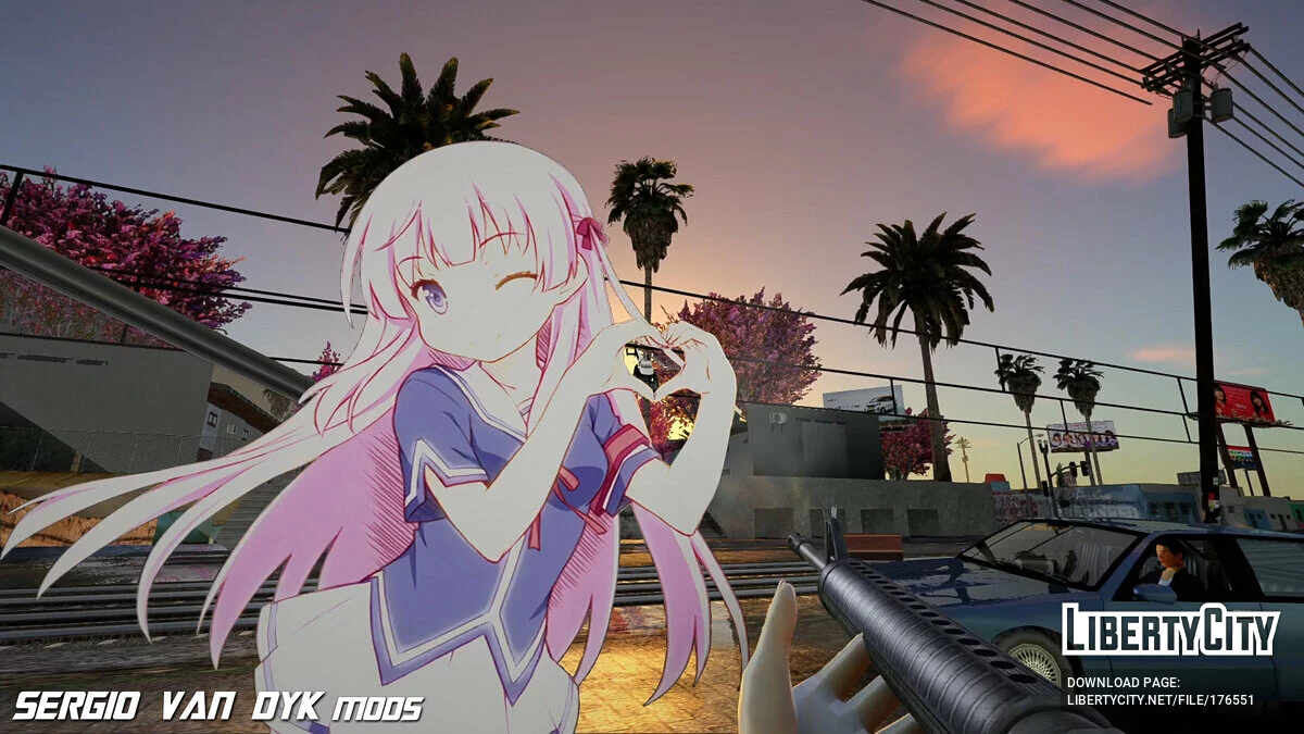 Ai Fuyuumi Waifu-Gun M16A4 مساعد / جي تي إيه سان أندرياس