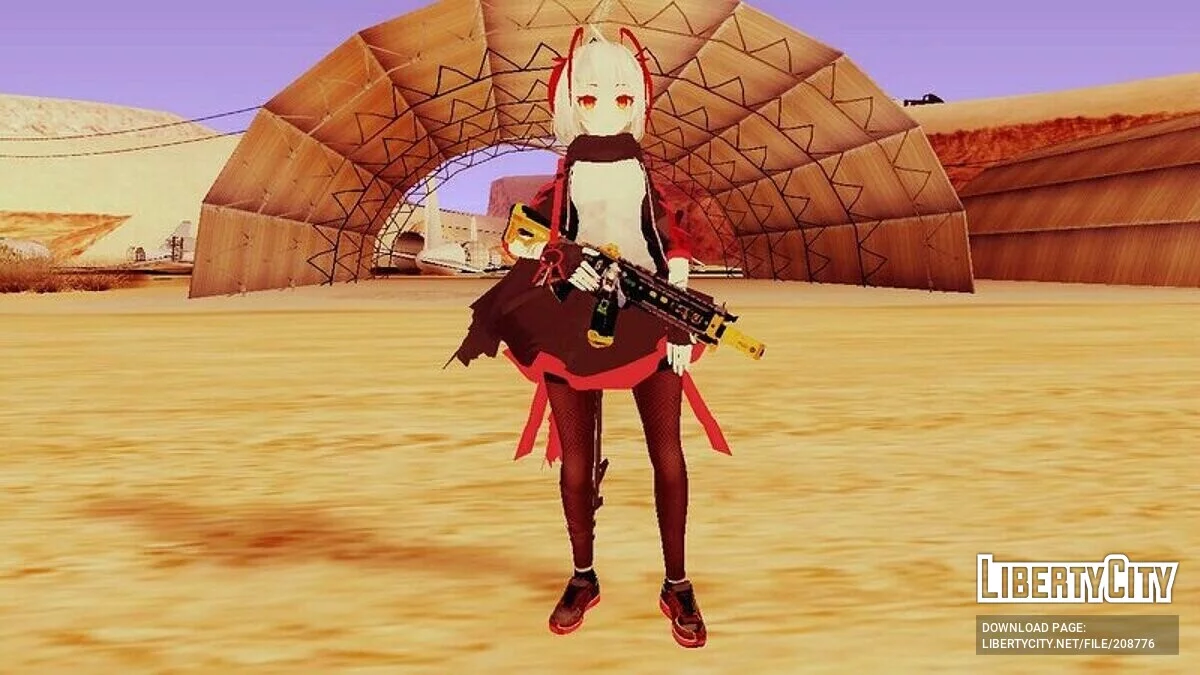 Frontline ICR-1 - Gilded Glitter HK416 / GTA San Andreas