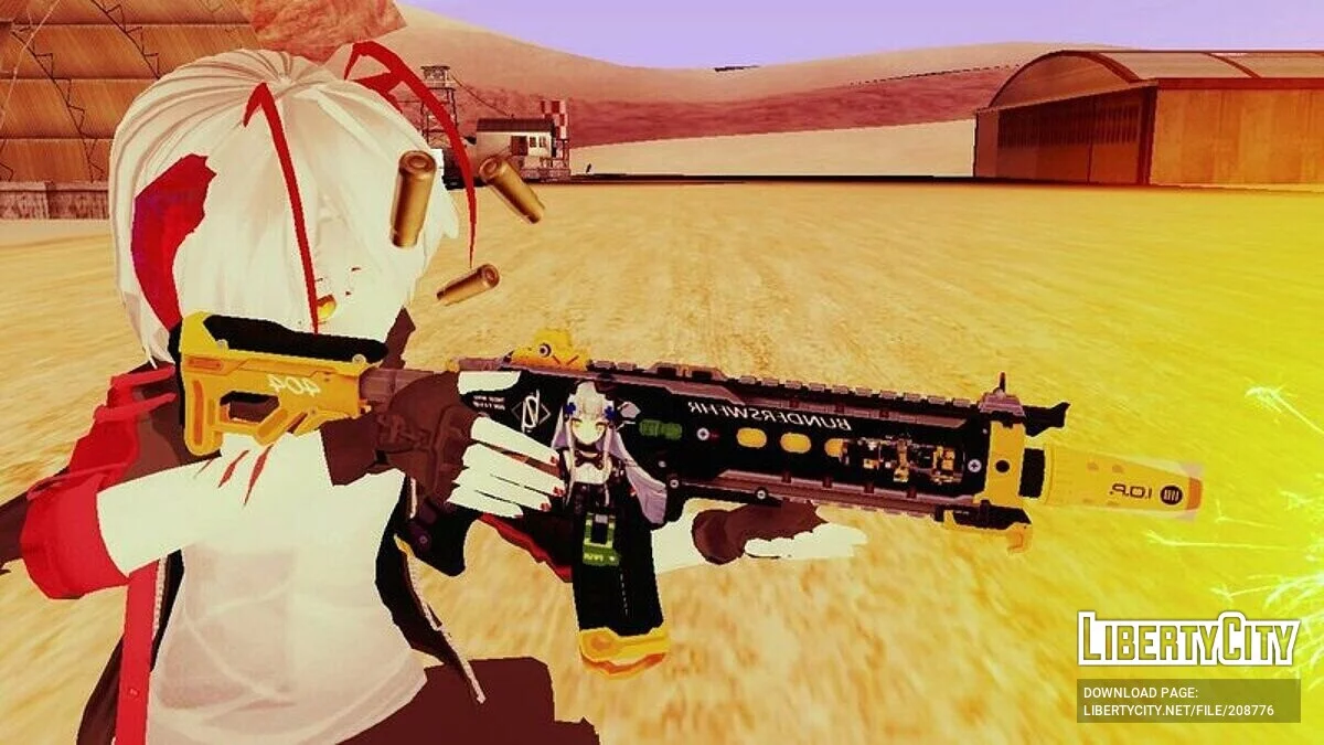 Frontline ICR-1 - Gilded Glitter HK416 / GTA San Andreas