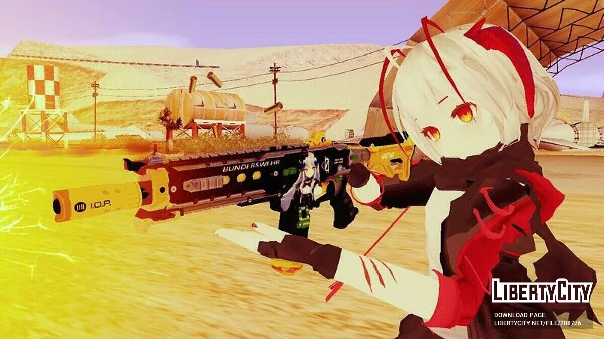 Frontline ICR-1 - Gilded Glitter HK416 / GTA San Andreas
