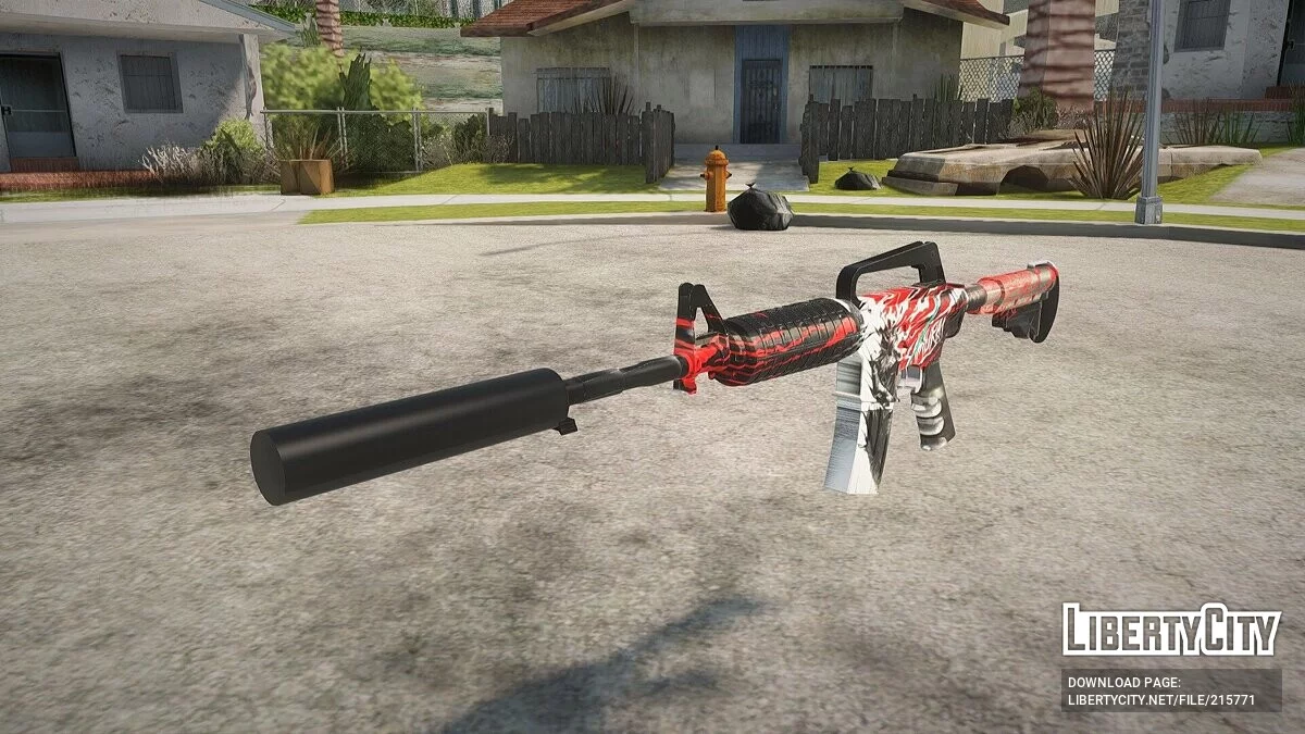 M4A1 Samurai Remake / GTA San Andreas