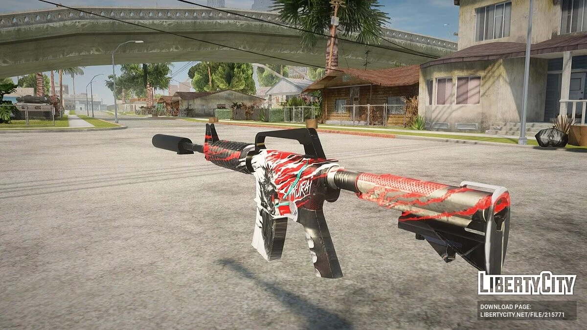 M4A1 Samurai Remake / GTA San Andreas