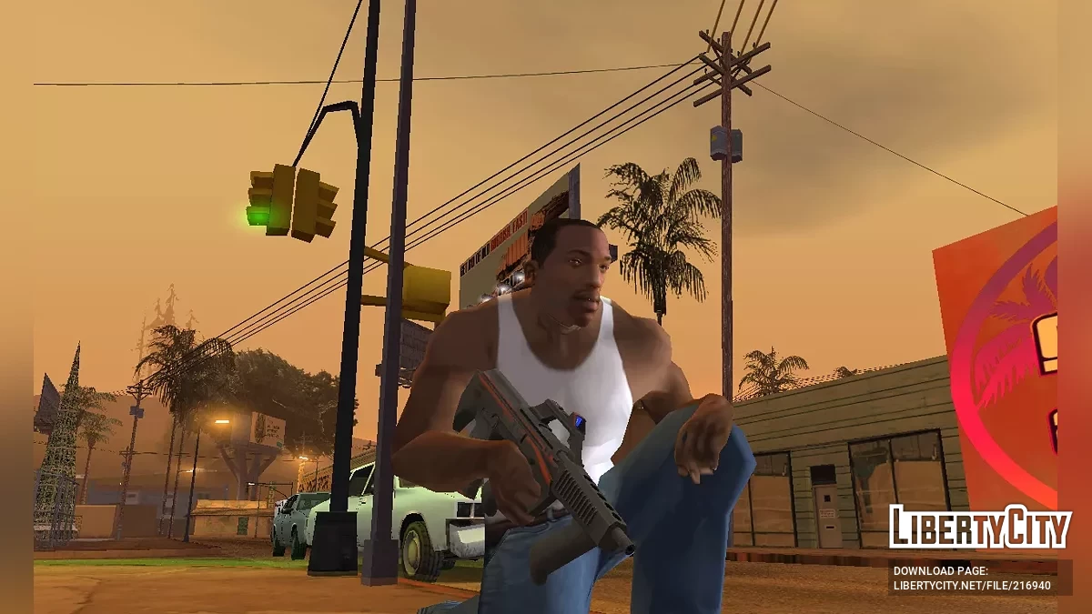 Fazertron de Far Cry 3 Blood Dragon / GTA San Andreas