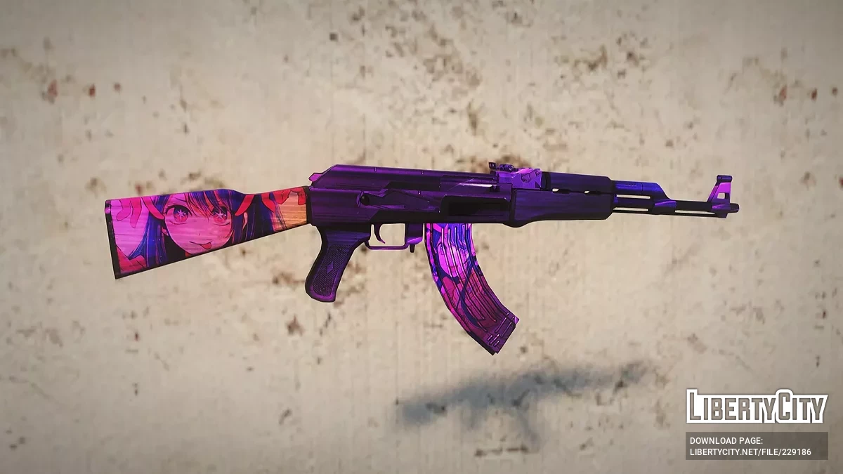 Skin AK-47 Ai Simple / GTA San Andreas