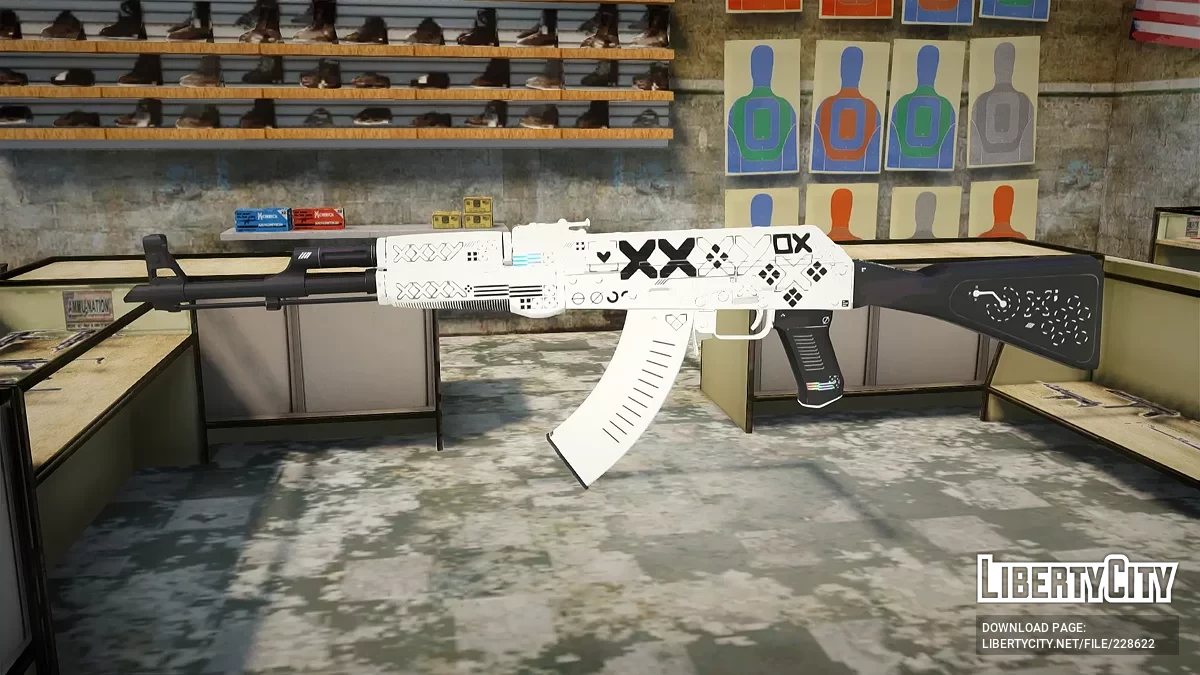 AK-47 Printstream from Counter-Strike 2 / GTA San Andreas