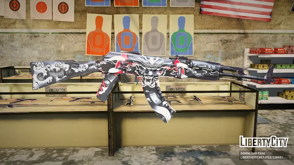 AK-47 Самурай / GTA San Andreas
