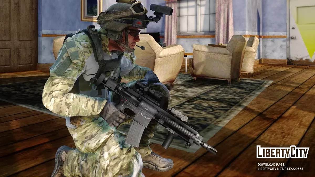 Германська гвинтівка HK 416C / GTA San Andreas